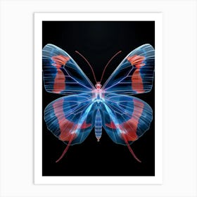 3d Butterfly 1 Art Print