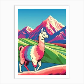 Llama Art Print