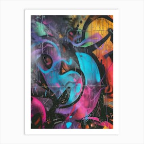 Graffiti Wall Art Print