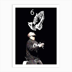 Drake Praying Art Print