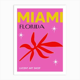 Miami Florida Art Print