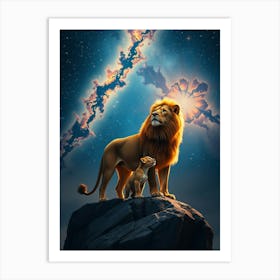 Lion King 5 Art Print