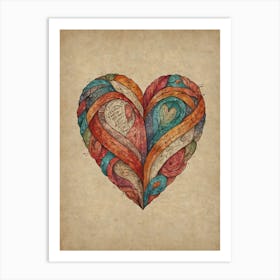 Heart Of Music 23 Art Print