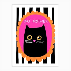 Cat Mother Art Print