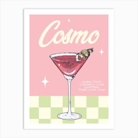 Cosmo Pink Art Print