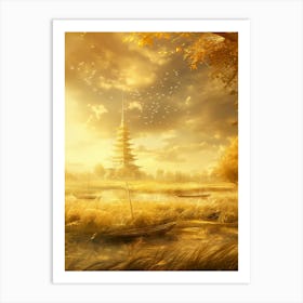 Pagoda Art Print