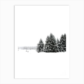 White White Winter 2 Art Print