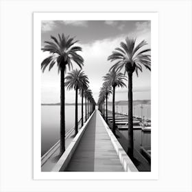 Palma De Mallorca, Spain, Photography In Black And White 4 Art Print