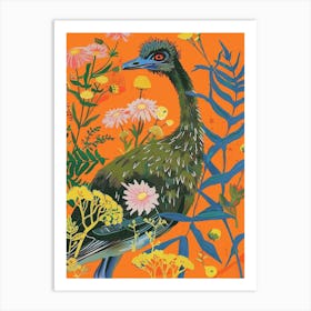 Spring Birds Emu 1 Art Print