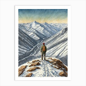 Mountain View Art Print