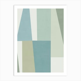 ABSTRACT MINIMALIST GEOMETRY - GA02 Art Print