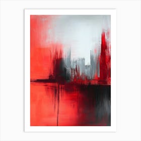 Abstract City Canvas Print Art Print