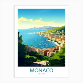 MonacoTravel Poster Art Print