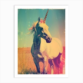 Unicorn Polaroid Inspired 3 Art Print