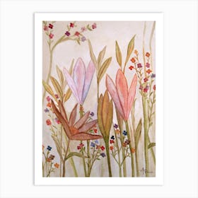 Lily Garden Art Print