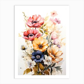 Feral Flora The Art Of Wildflowers Art Print