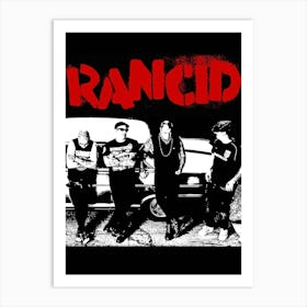 Rancid band punk music 1 Art Print