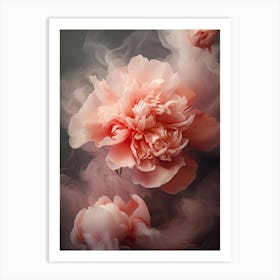 Flowers In Steam 1 Art Print