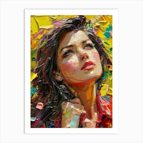 Portrait Of A Woman 199 Art Print