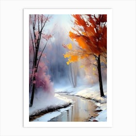 Autumn In The Forest 2 Art Print