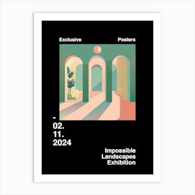 Impossible Landscapes Exhibition Archive Poster 18 Art Print