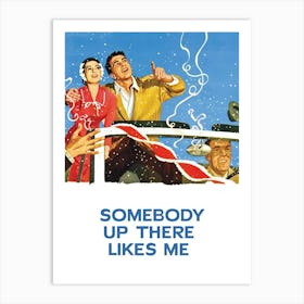 Somebody Up There Likes Me (1956) Art Print