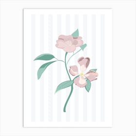 Pink Flowers Art Print