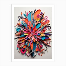 Paper Flower 1 Art Print