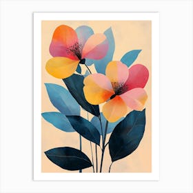 Flowers Canvas Print 5 Art Print