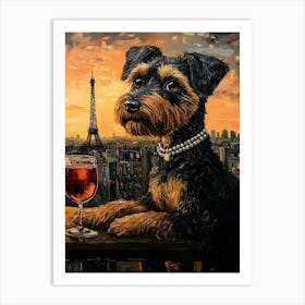 Airedale Whimsy 15 Art Print