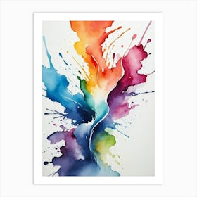 Abstract Watercolor Painting Art Print