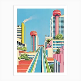 City In The Sky 2 Art Print