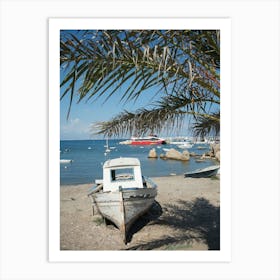 Boat On The Beach Art Print