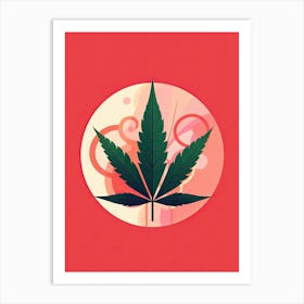 Marijuana Leaf, cannabis Art Print