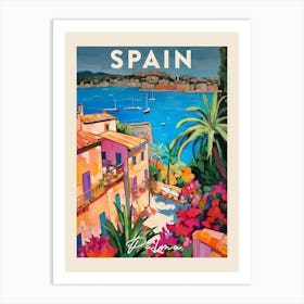 Palma De Mallorca 3 Fauvist Painting Travel Poster Art Print