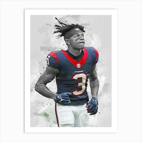 Tank Dell Houston Texans Art Print