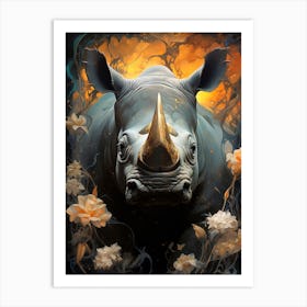 Rhinoceros Art Print