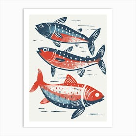 Three Fish 1 Art Print