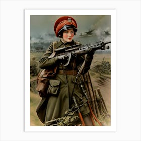 Warriors of WWI Reimagined 55 Art Print