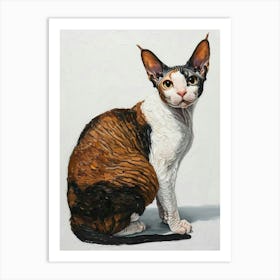 Devon Rex Painting 1 Art Print