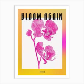 Hot Pink Orchid 4 Poster Art Print