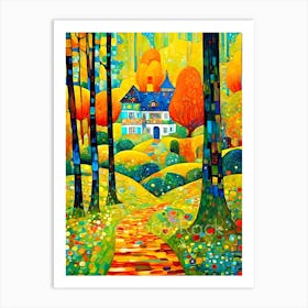 House In The Woods 1 Art Print