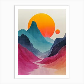 'Sunrise' 80 Art Print