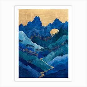 Blue Mountains 2 Art Print