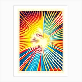 Cosmic Ray Vintage Sketch Space Art Print