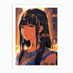 Cleopatra Portrait Artwork 11 Art Print