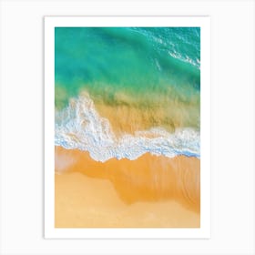 Aerial View Of The Beach 16 Art Print