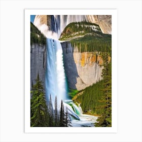 Takakkaw Falls, Canada Majestic, Beautiful & Classic (2) Art Print