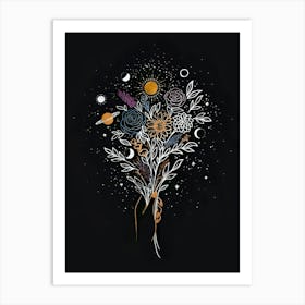 Flowers In The Sky Art Print