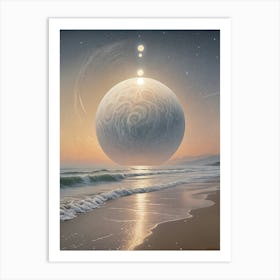 Planet Rising Art Print